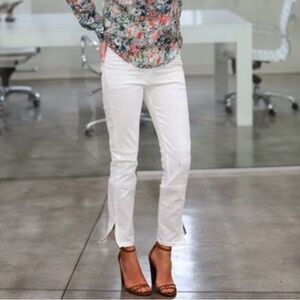 Emerson Fry New York Mick Ankle Zip Jeans in White Size 8